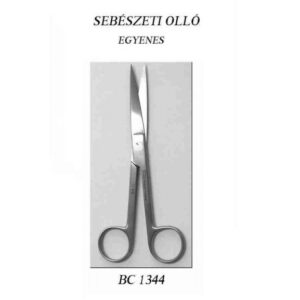 Sebészeti olló H-H egyenes