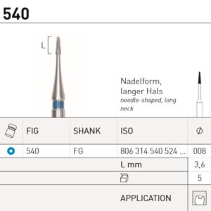 540 (540) gyémántfúró