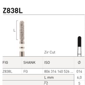 Z838L gyémántfúró