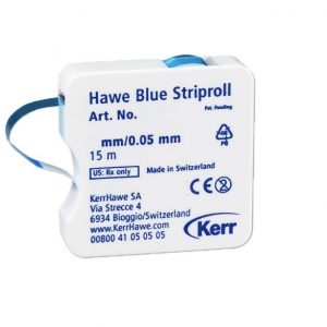 Hawe Blue Striproll celluloid matricaszalag kék