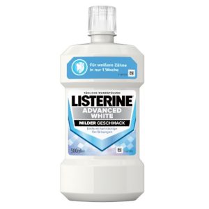 Listerine Advanced White Milder Taste szájvíz 500ml