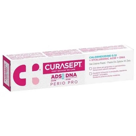 Curasept ADS DNA PERIO PRO fogkrém gél (0,12% CHX+HA) 75 ml