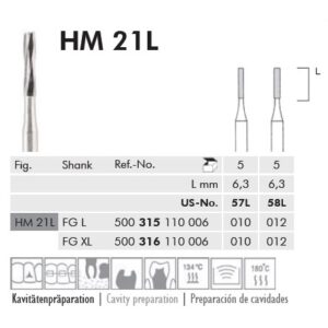 Meisinger Vídia fúró turbinába HM21L316012